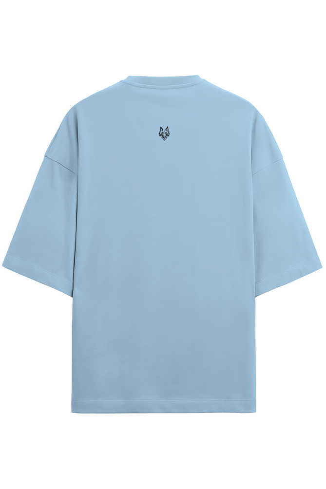 Inhale Peace. Exhale Power. Oversized Puff Print T-Shirt – Signature Drop | Unisex Fit - Wolf Theory