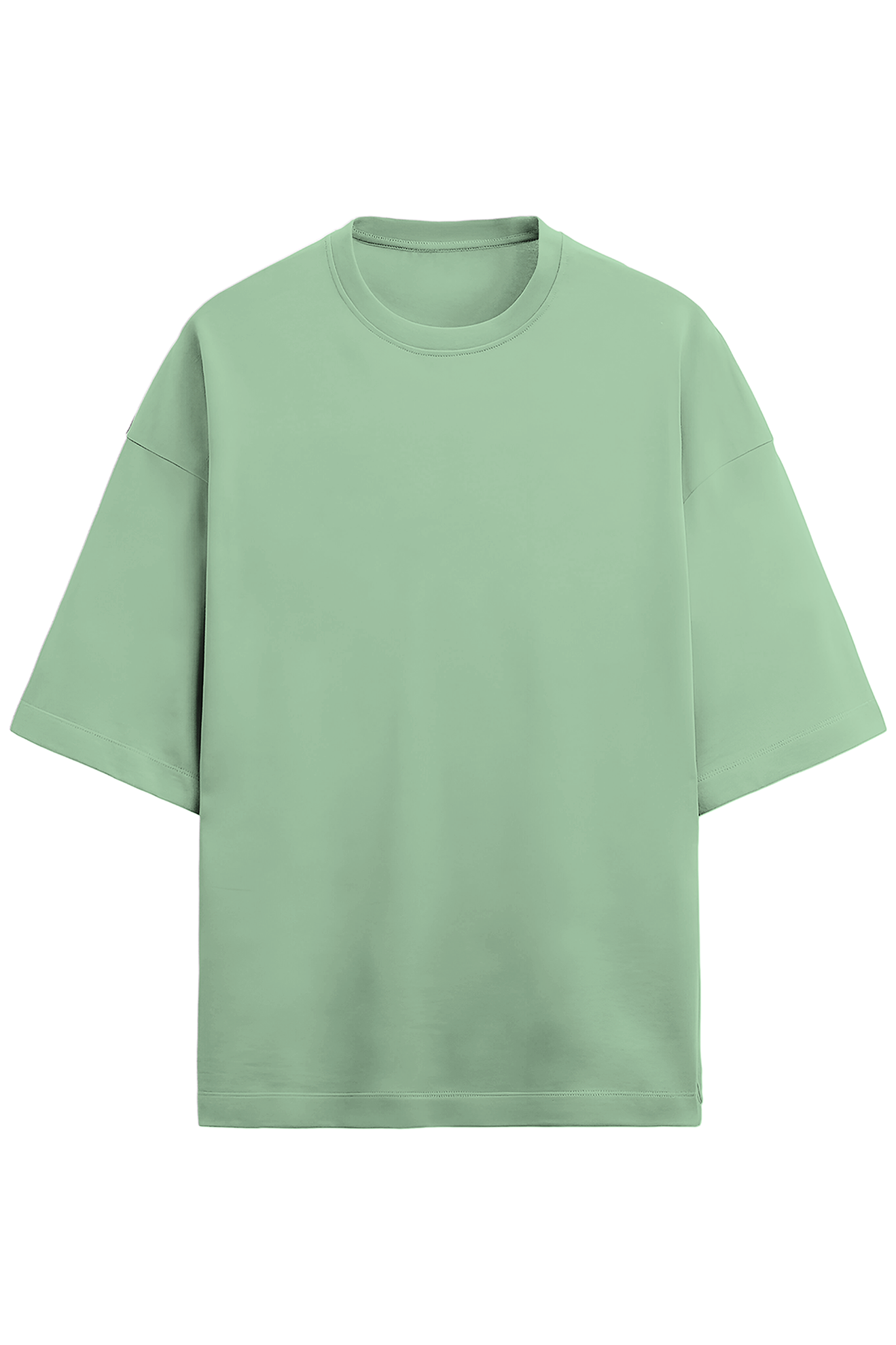 Minimalist Oversized Terry Cotton Tee - Wolf Theory