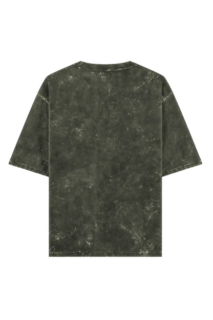 Unisex Acid Wash Oversized Tee - Wolf Theory