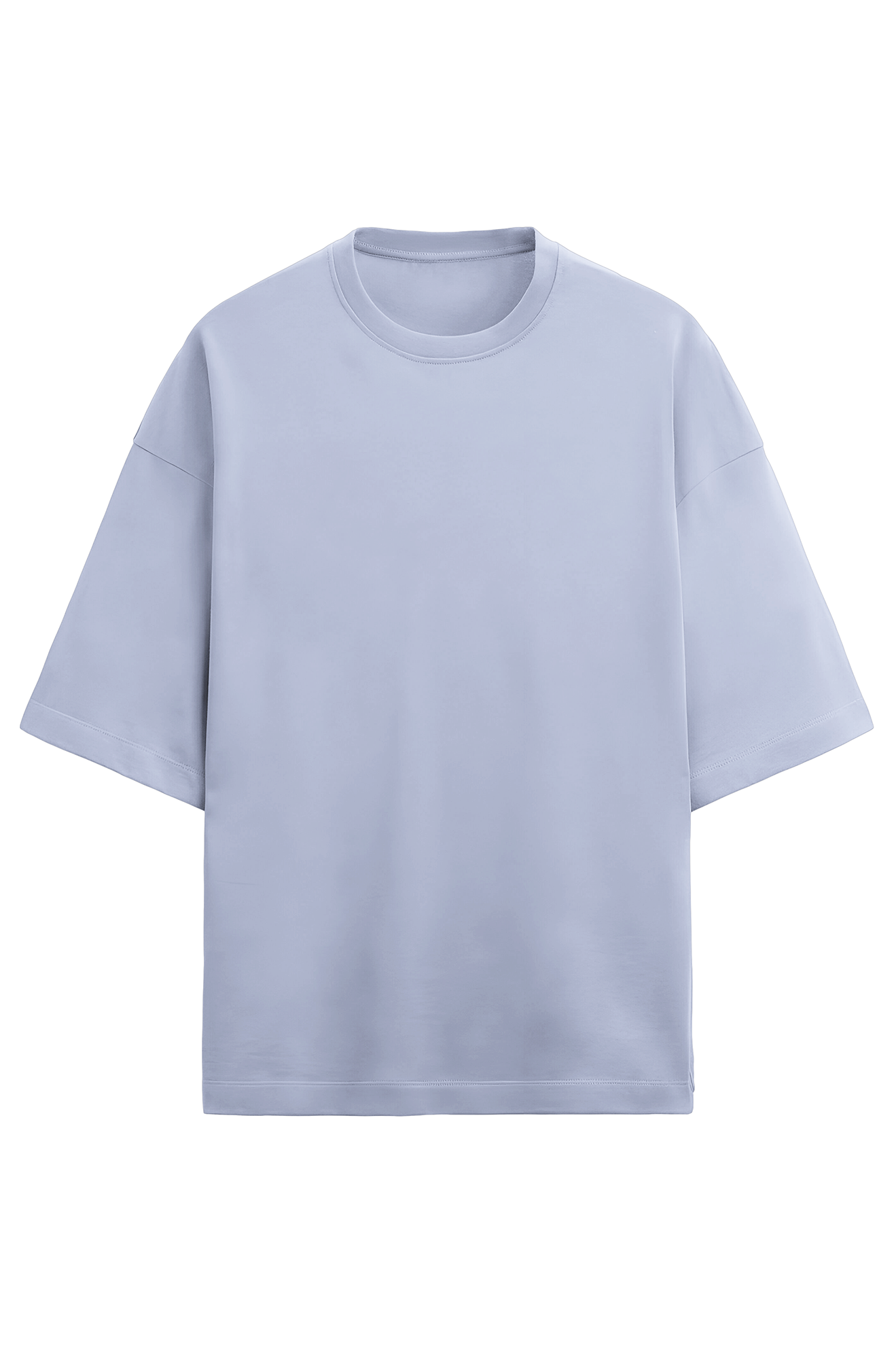 Minimalist Oversized Terry Cotton Tee - Wolf Theory
