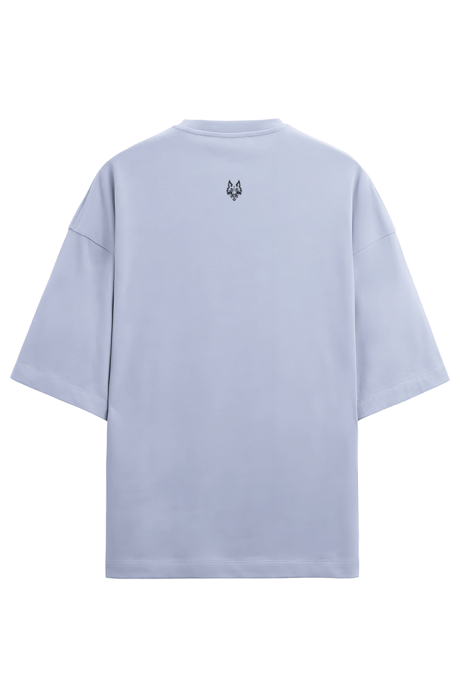 Inhale Peace. Exhale Power. Oversized Puff Print T-Shirt – Signature Drop | Unisex Fit - Wolf Theory